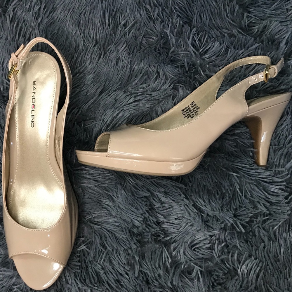 2 inch Bandilono open toe heels